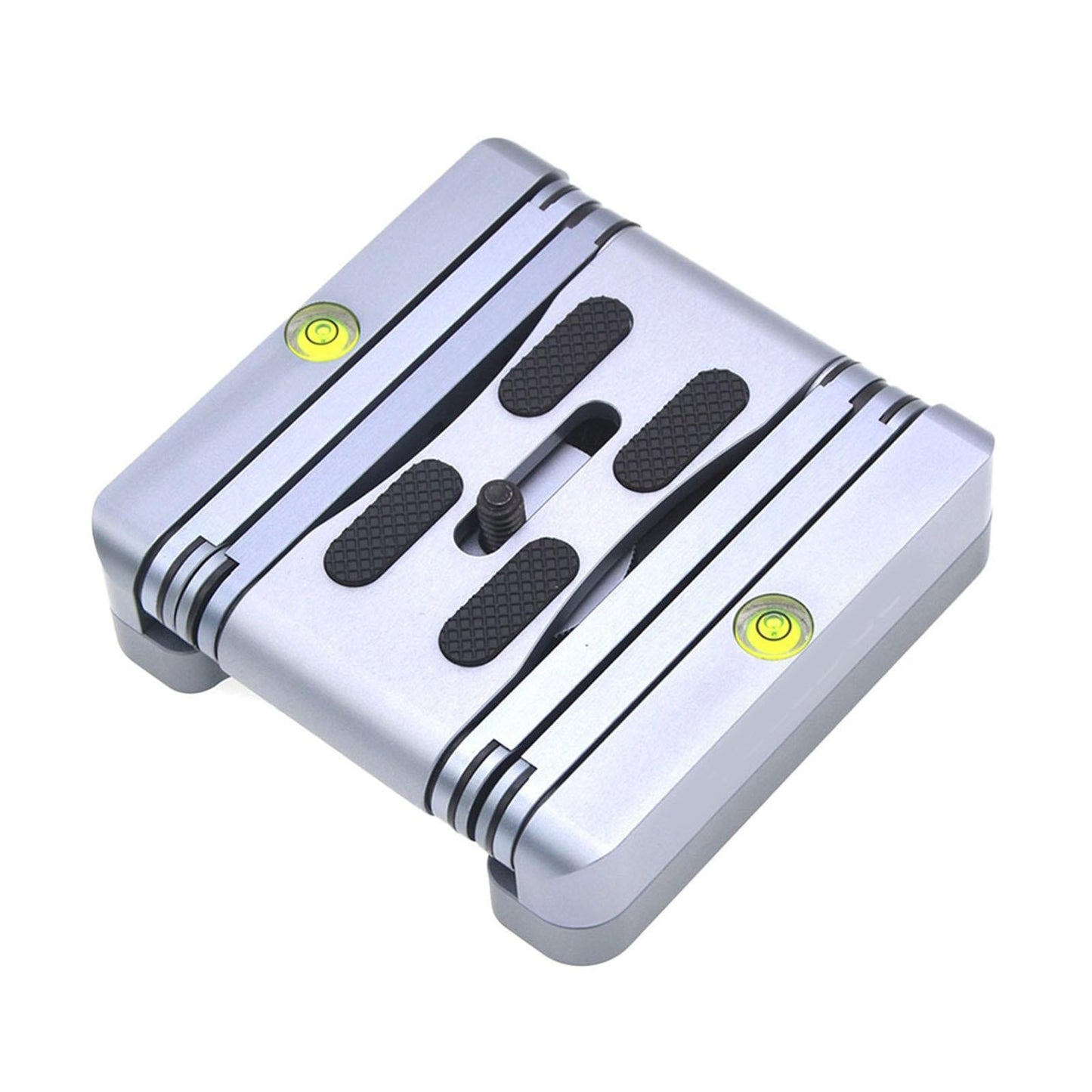 Tilt Head Aluminum Alloy Folding Camera Bracket Tripod Pan Head for DSLR gray