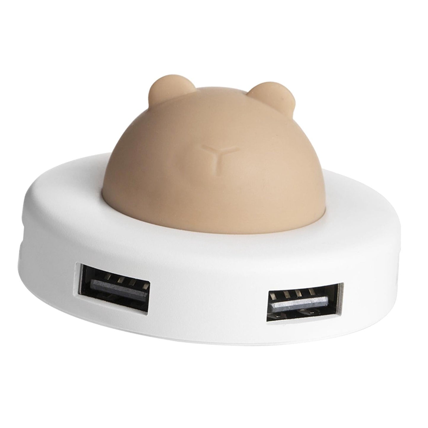 High Speed Multifunction USB Splitter USB for Multi Devices Computer Desktop brown