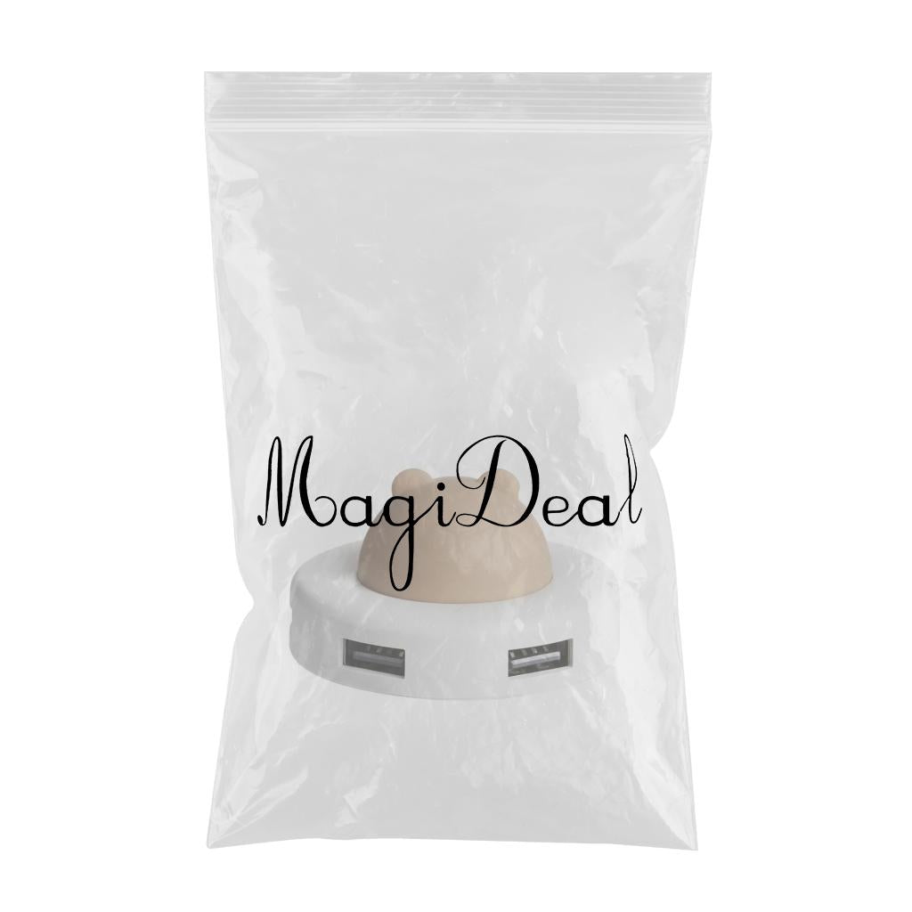 High Speed Multifunction USB Splitter USB for Multi Devices Computer Desktop brown