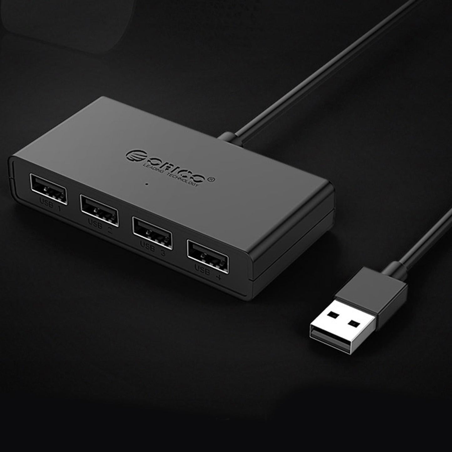 USB HUB 4 Port USB3.0 Desktop HUB Adapter USB Splitter for Desktop/PC 100cm