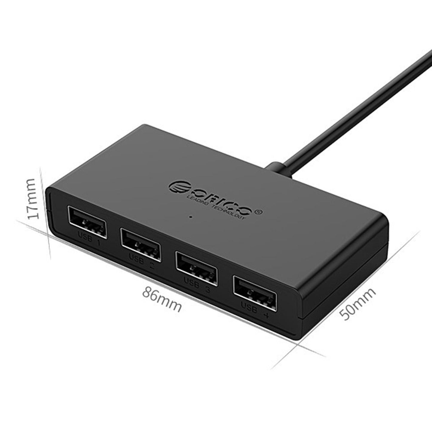 USB HUB 4 Port USB3.0 Desktop HUB Adapter USB Splitter for Desktop/PC 100cm