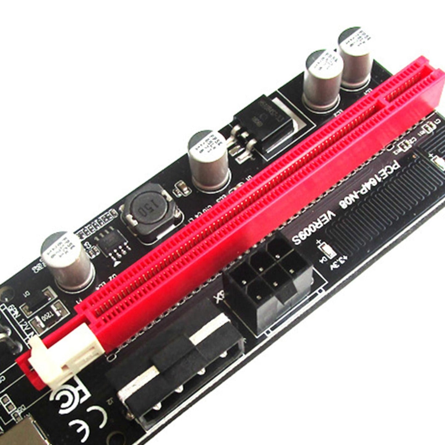 1X to 16X PCIE Riser Board for GPU Mining Powered PCI-E PCIe Riser Card