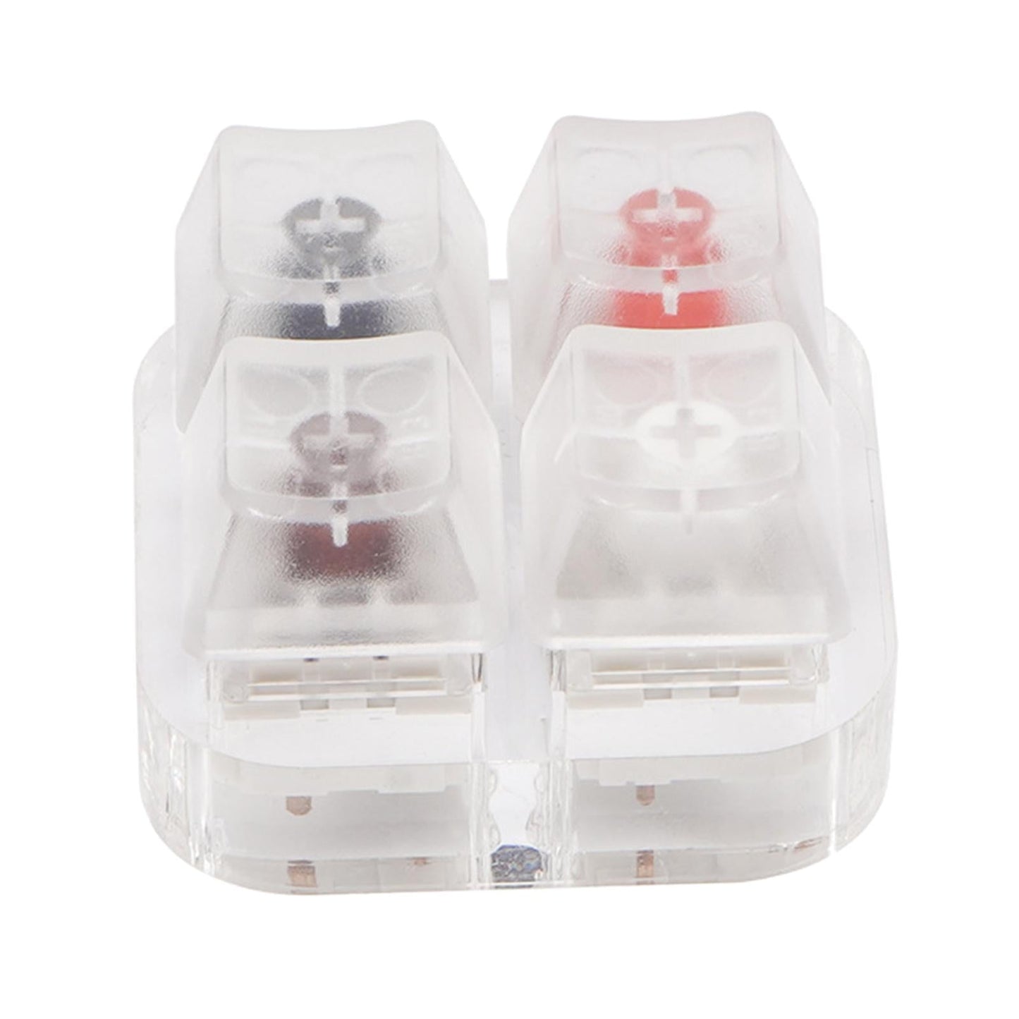 Clear Keycaps Testing Tool 4 Keys Switches Keyboard Tester Kit for Kailh BOX