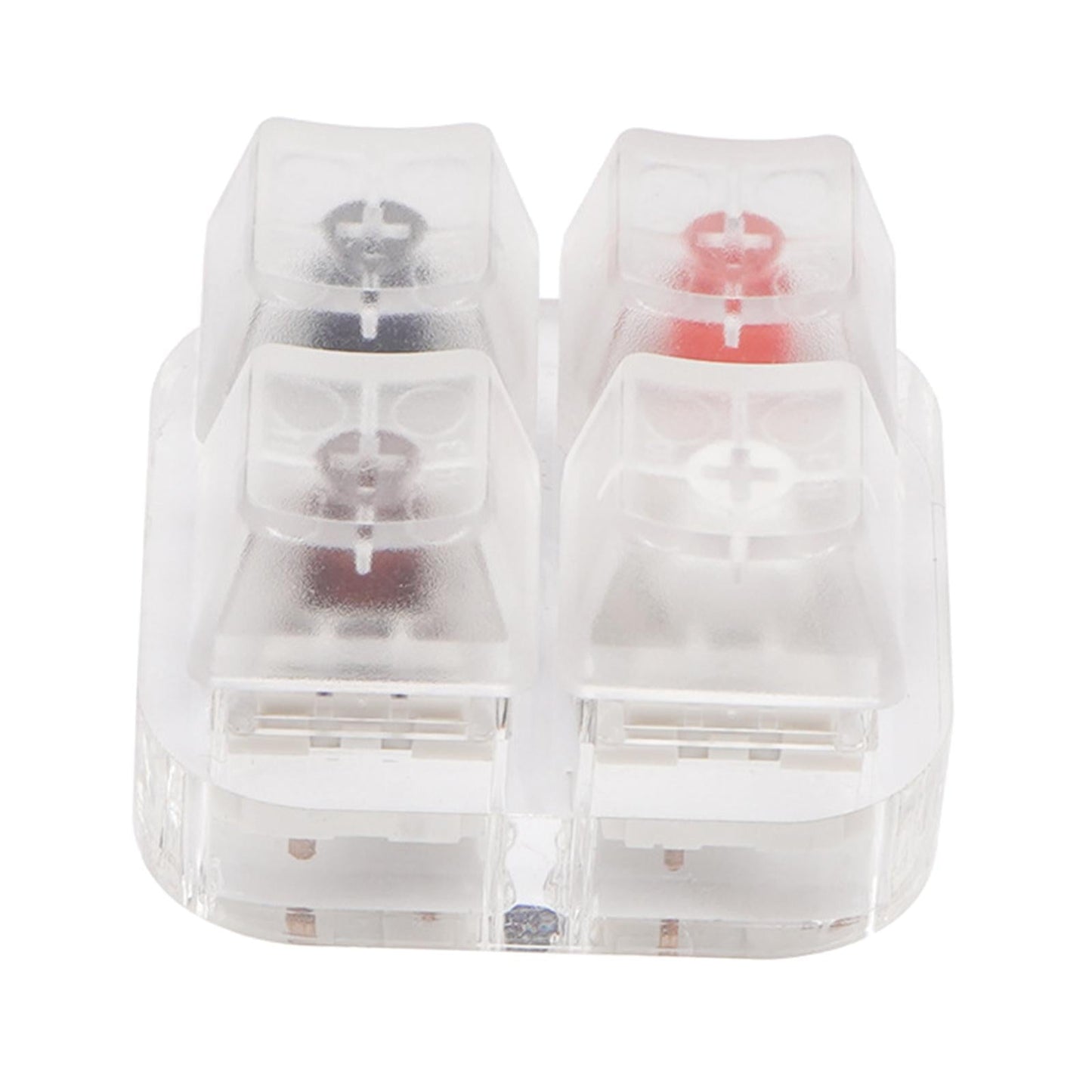 Clear Keycaps Testing Tool 4 Keys Switches Keyboard Tester Kit for Kailh BOX