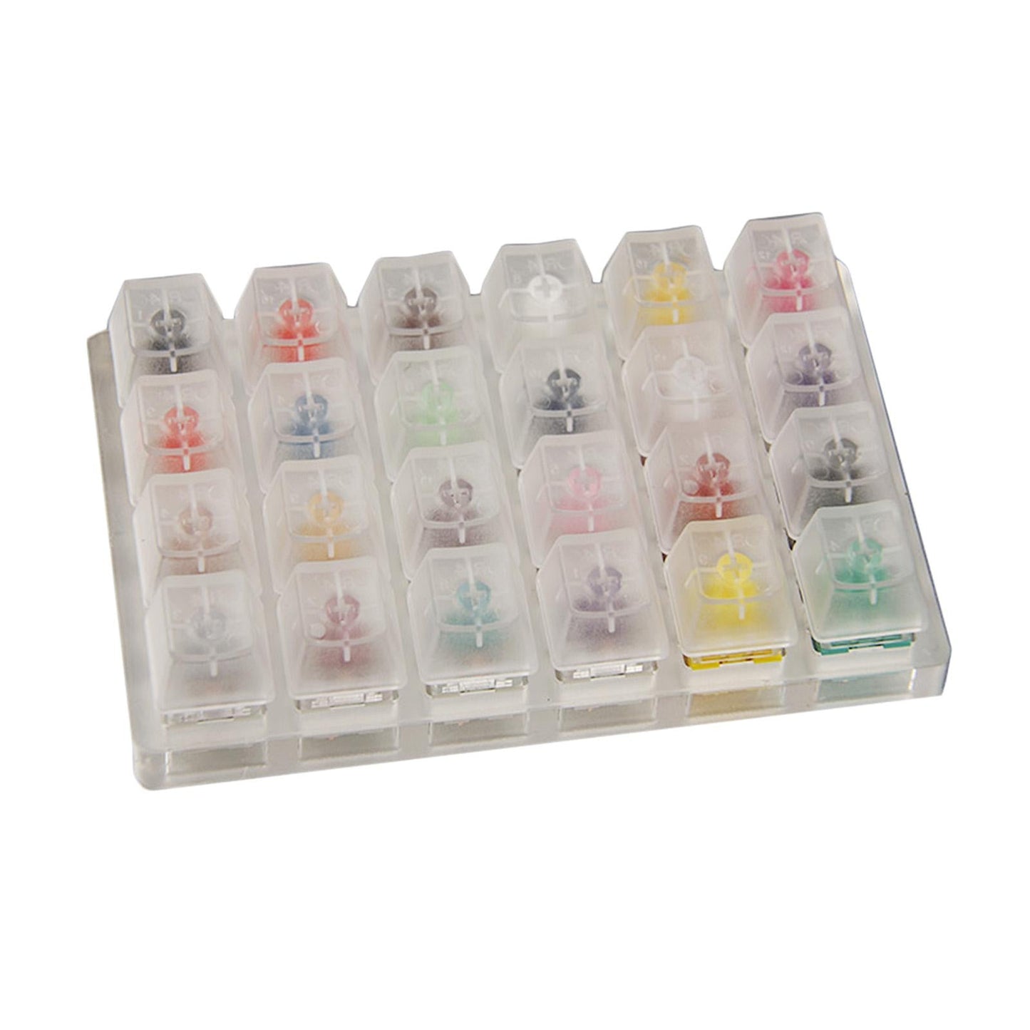 Acrylic Pro 24 Switch Switches Tester Switch Sampler for Mechanical Keyboard