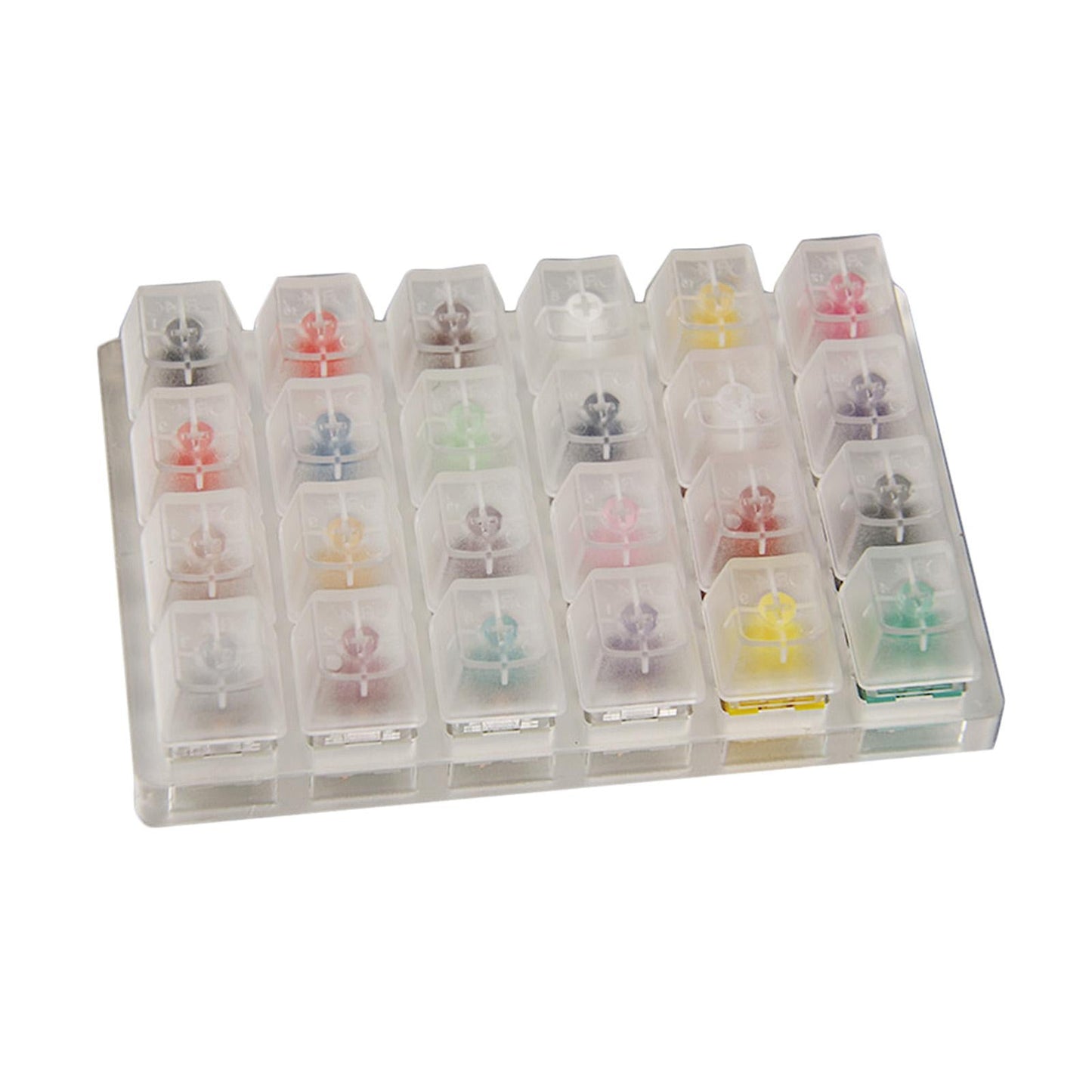 Acrylic Pro 24 Switch Switches Tester Switch Sampler for Mechanical Keyboard