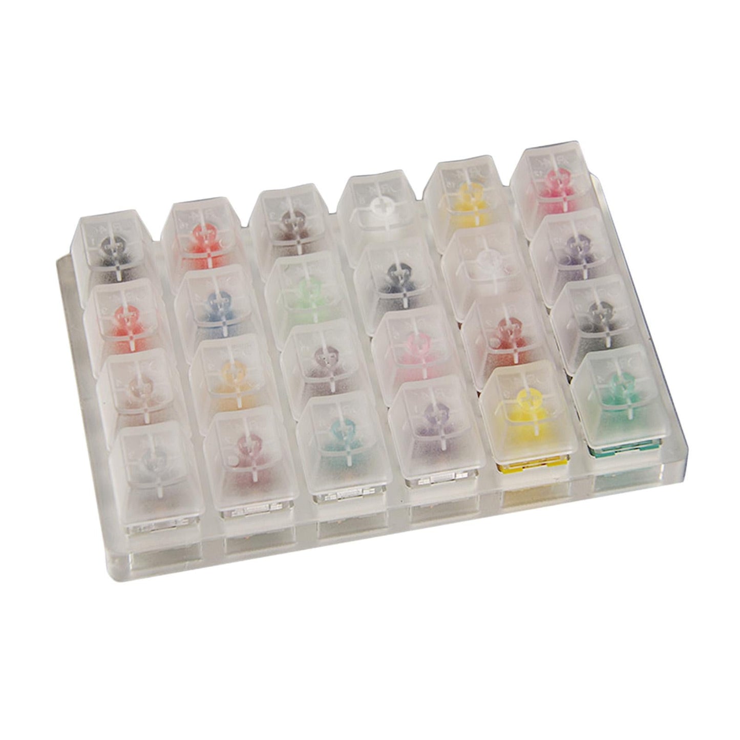Acrylic Pro 24 Switch Switches Tester Switch Sampler for Mechanical Keyboard