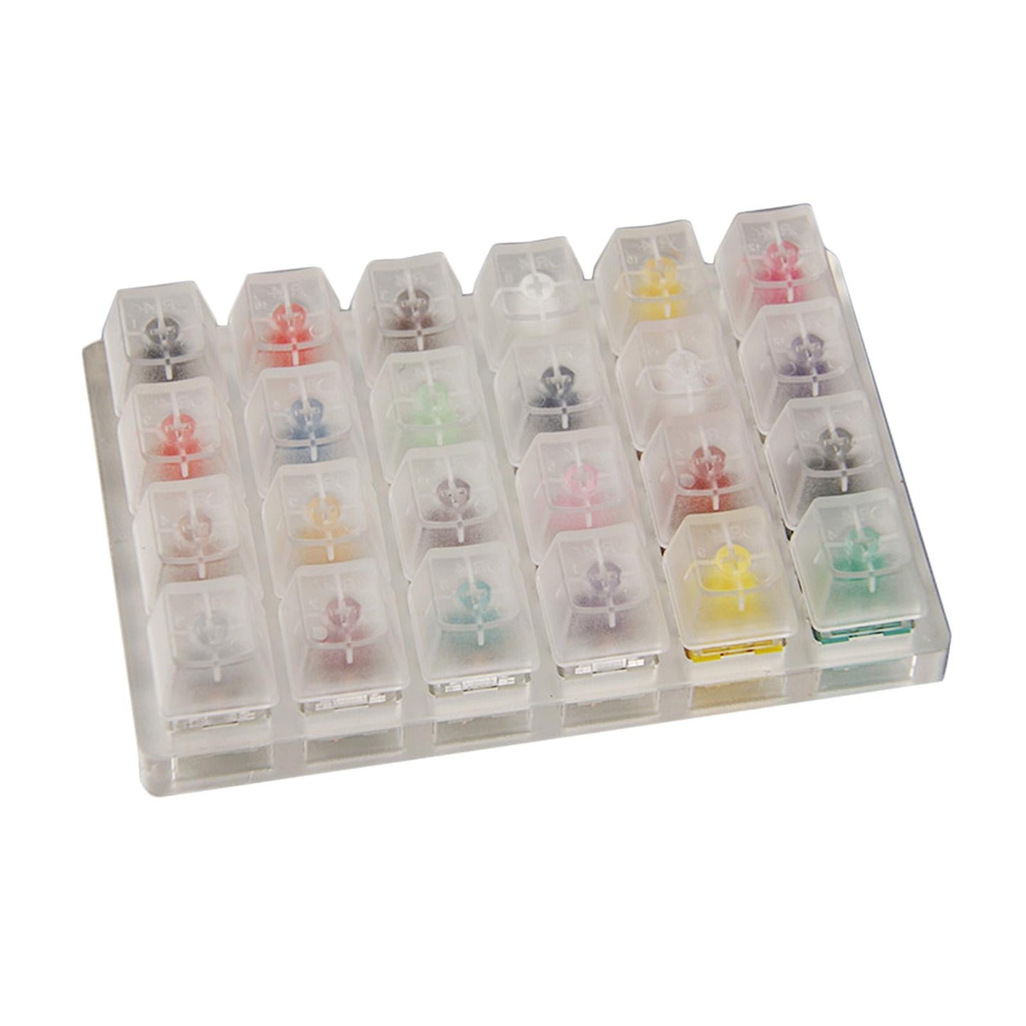 Acrylic Pro 24 Switch Switches Tester Switch Sampler for Mechanical Keyboard