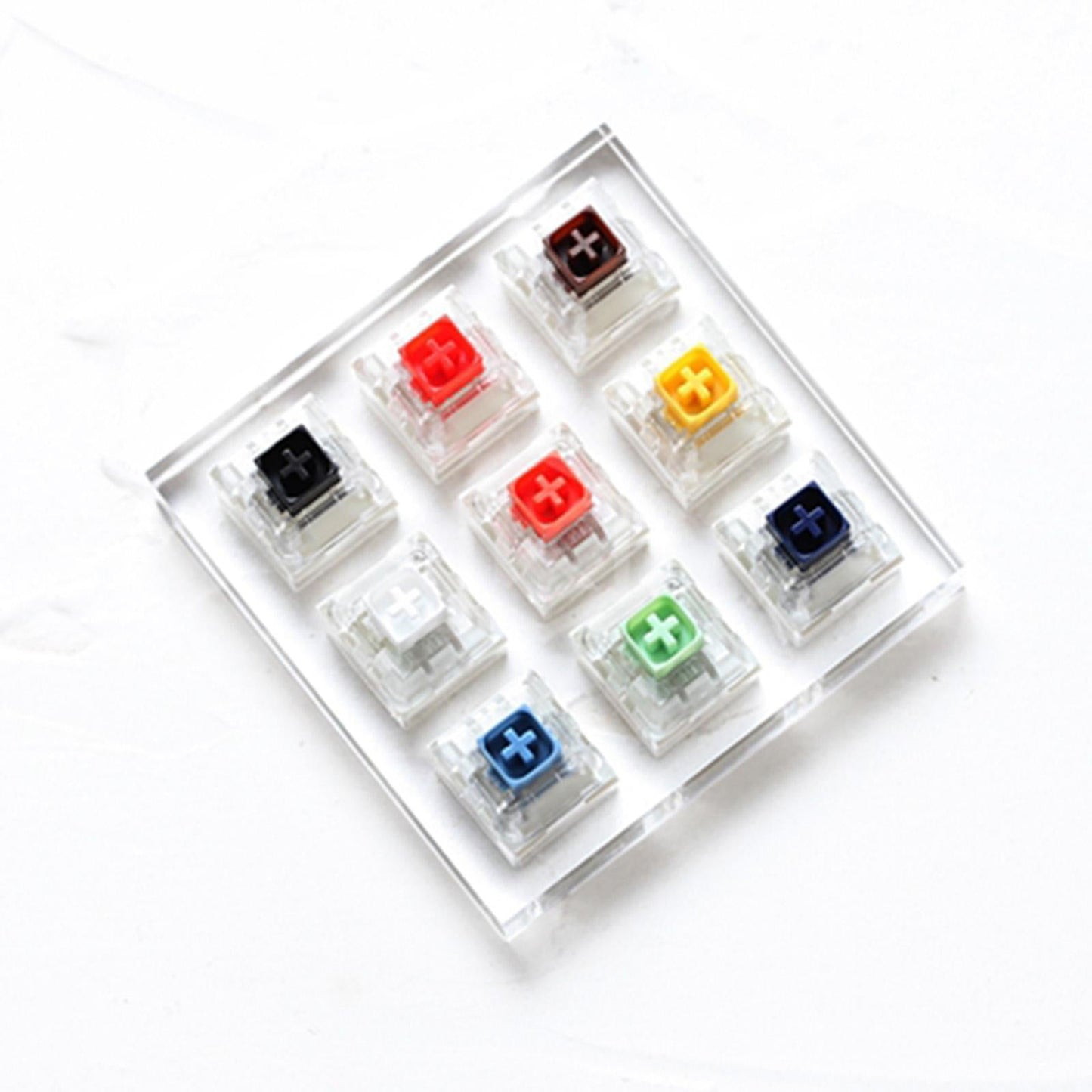 Pro 9 Switch Switches Tester With Acrylic Base for Mechanical Keyboard