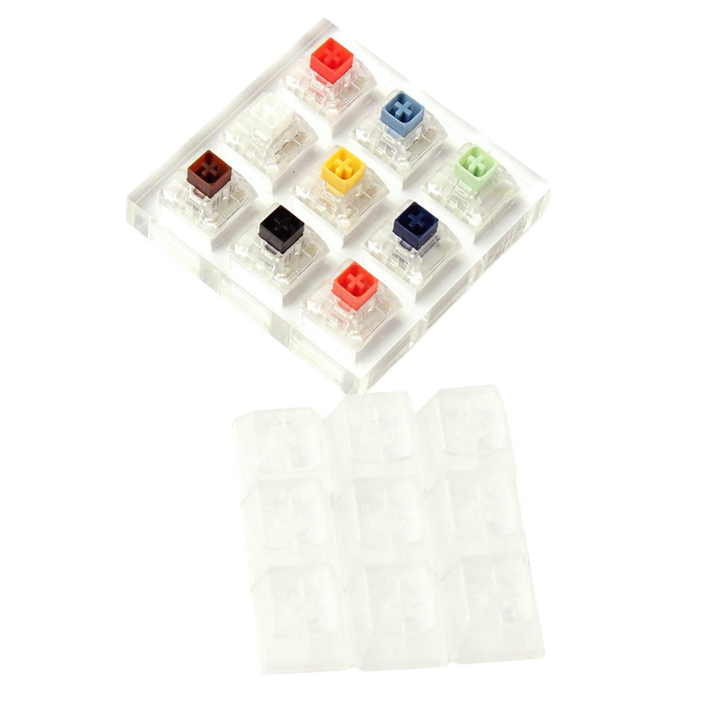 Pro 9 Switch Switches Tester With Acrylic Base for Mechanical Keyboard