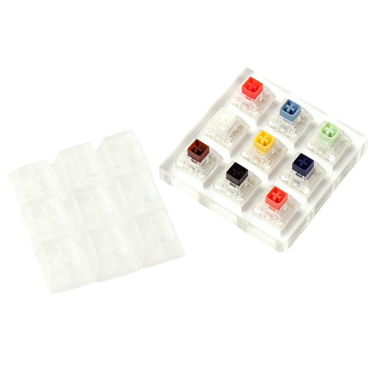 Pro 9 Switch Switches Tester With Acrylic Base for Mechanical Keyboard