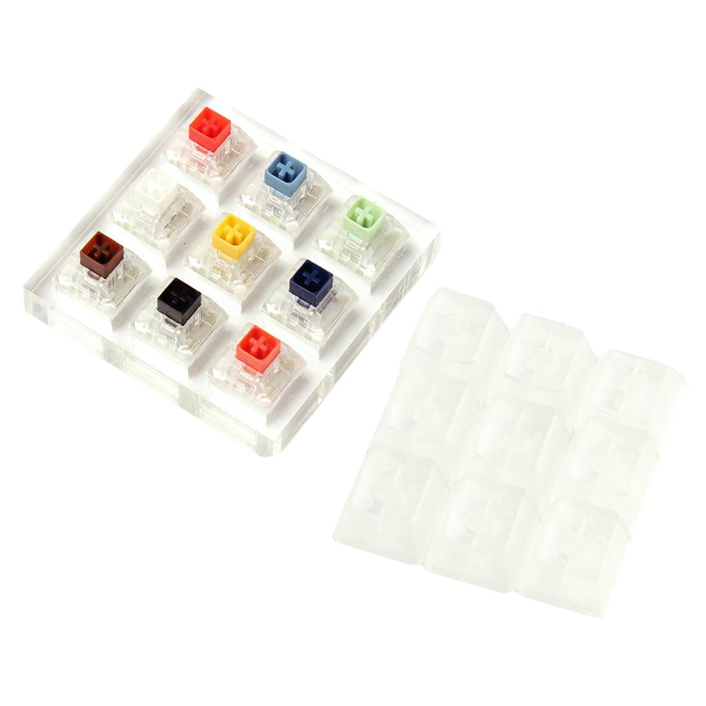 Pro 9 Switch Switches Tester With Acrylic Base for Mechanical Keyboard