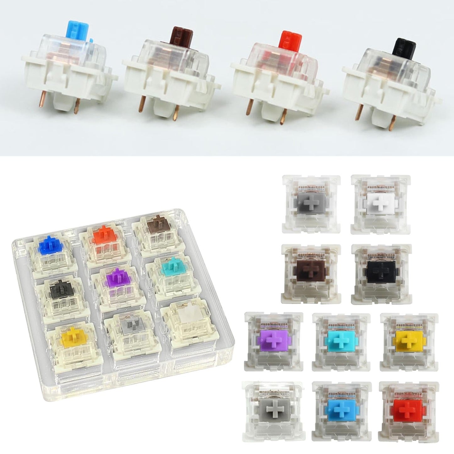 Mechanical Keyboard Switches Axis Shaft Spare Parts Blue Switches