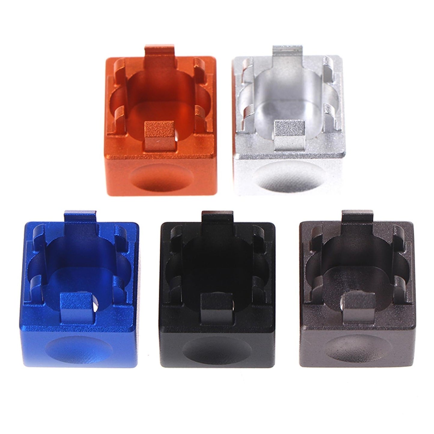 Metal Mechanical Keyboard Keycaps Cover Key Caps Wear-resistant silver