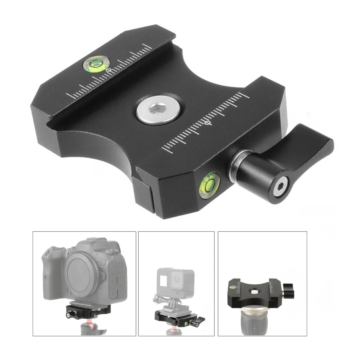 Lightweight QR Clamp Adapter Camera Mounting Adapter Replace for DSLR Camera