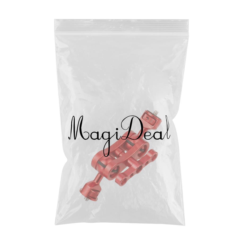 CNC 360 Arm Hand Extension Adapter Double Ballheads for Gopro Hero Red