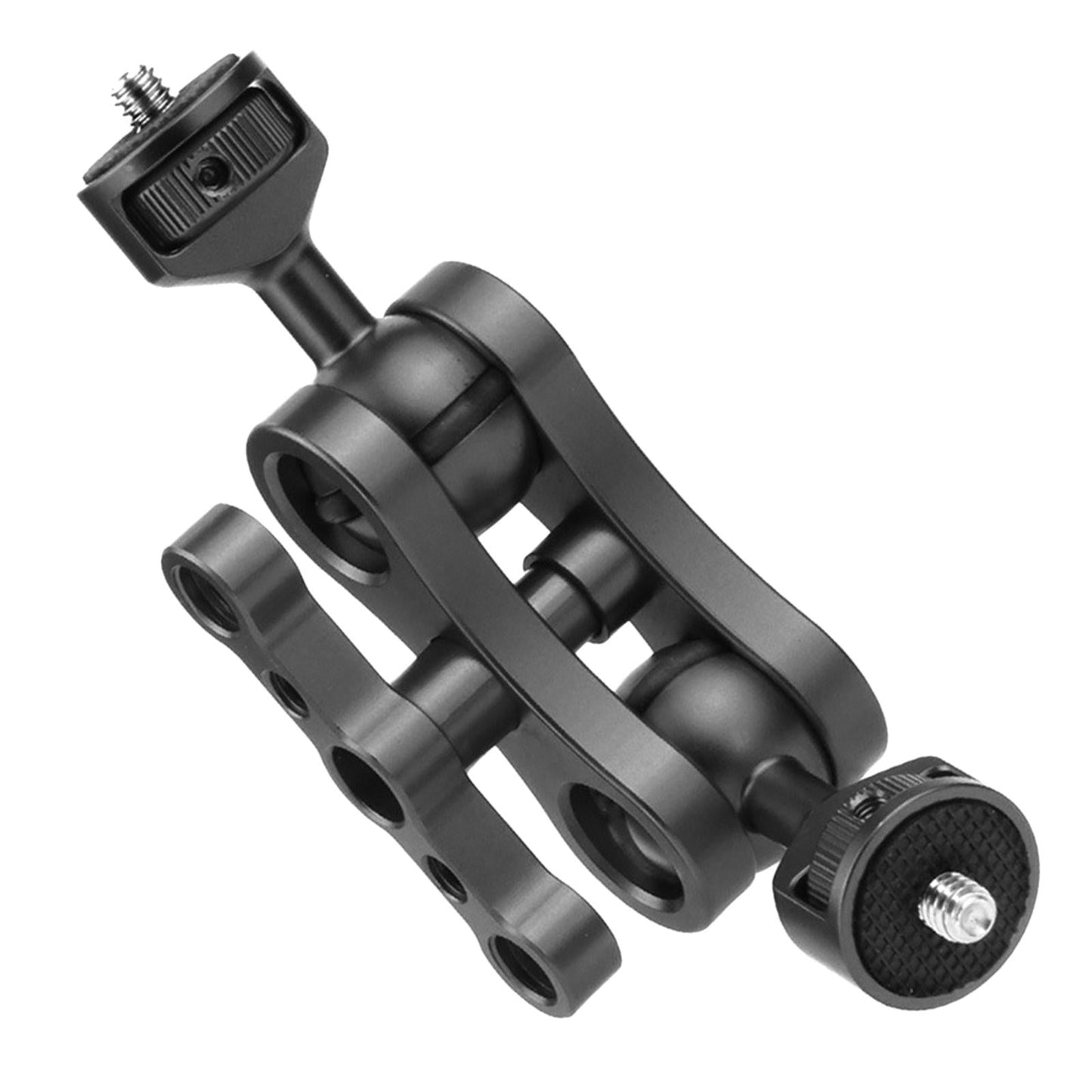 CNC 360 Arm Hand Extension Adapter Double Ballheads for Gopro Hero Black