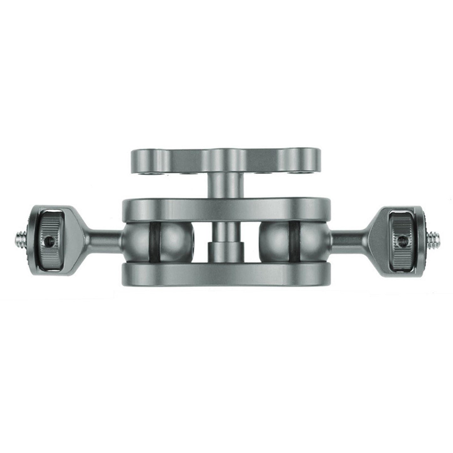 CNC 360 Arm Hand Extension Adapter Double Ballheads for Gopro Hero Grey