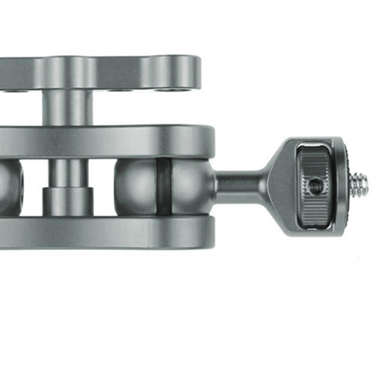 CNC 360 Arm Hand Extension Adapter Double Ballheads for Gopro Hero Grey