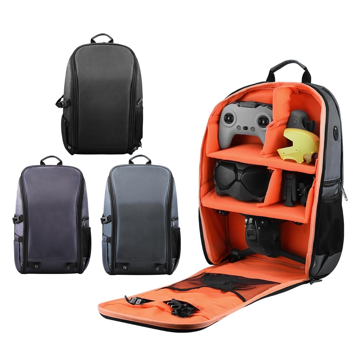 Professional Camera Backpack Bag Camera Case For DJ FPV black gray