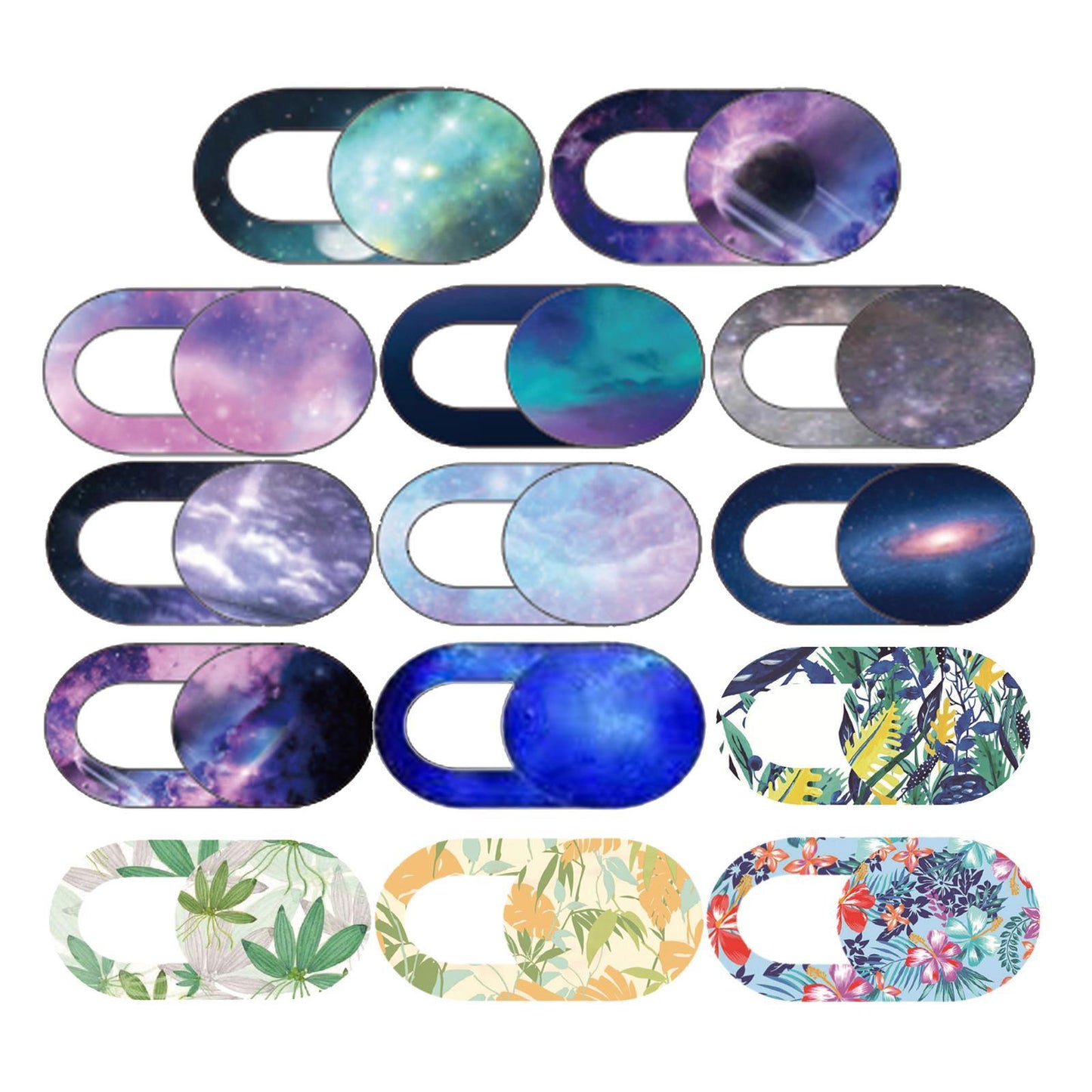 3 Pieces 0.7mm Web Camera Cover Slide Privacy Protector Starry Sky A