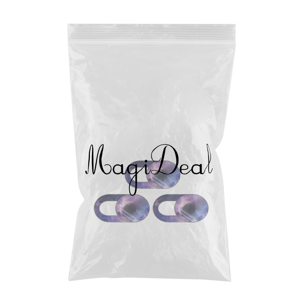 3 Pieces 0.7mm Web Camera Cover Slide Privacy Protector Starry Sky B