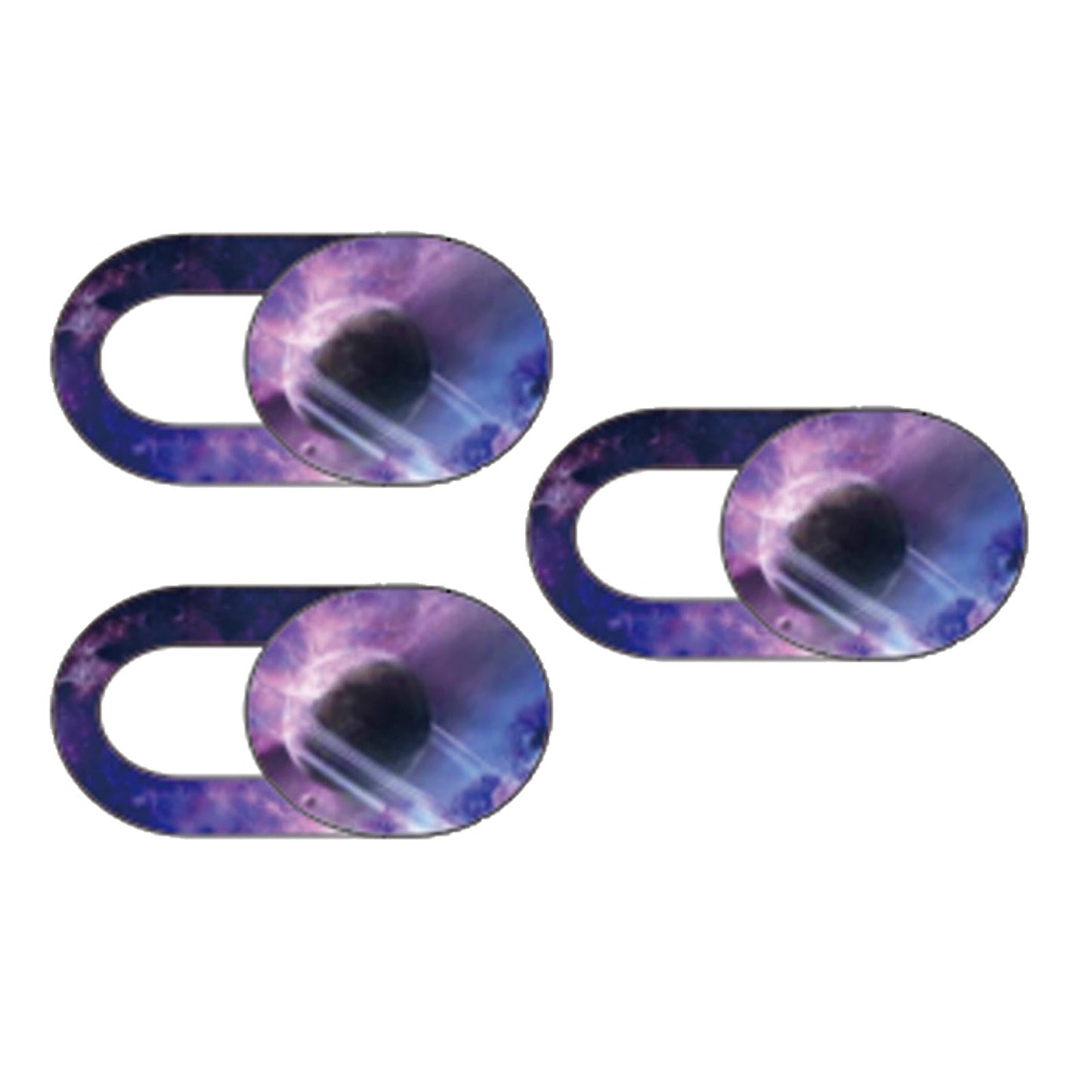 3 Pieces 0.7mm Web Camera Cover Slide Privacy Protector Starry Sky B