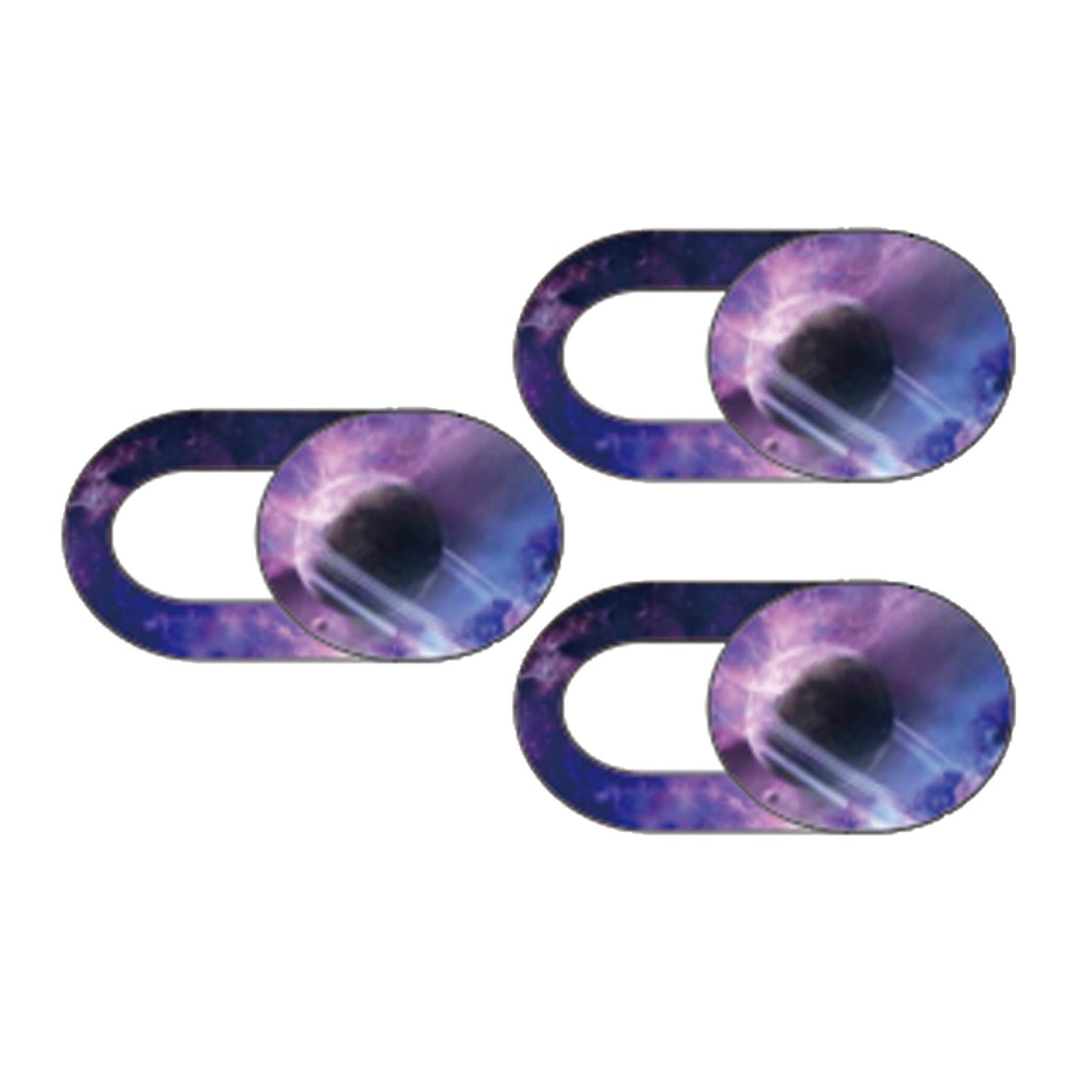 3 Pieces 0.7mm Web Camera Cover Slide Privacy Protector Starry Sky B