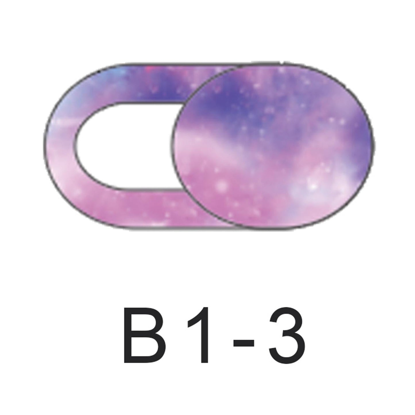 3 Pieces 0.7mm Web Camera Cover Slide Privacy Protector Starry Sky C