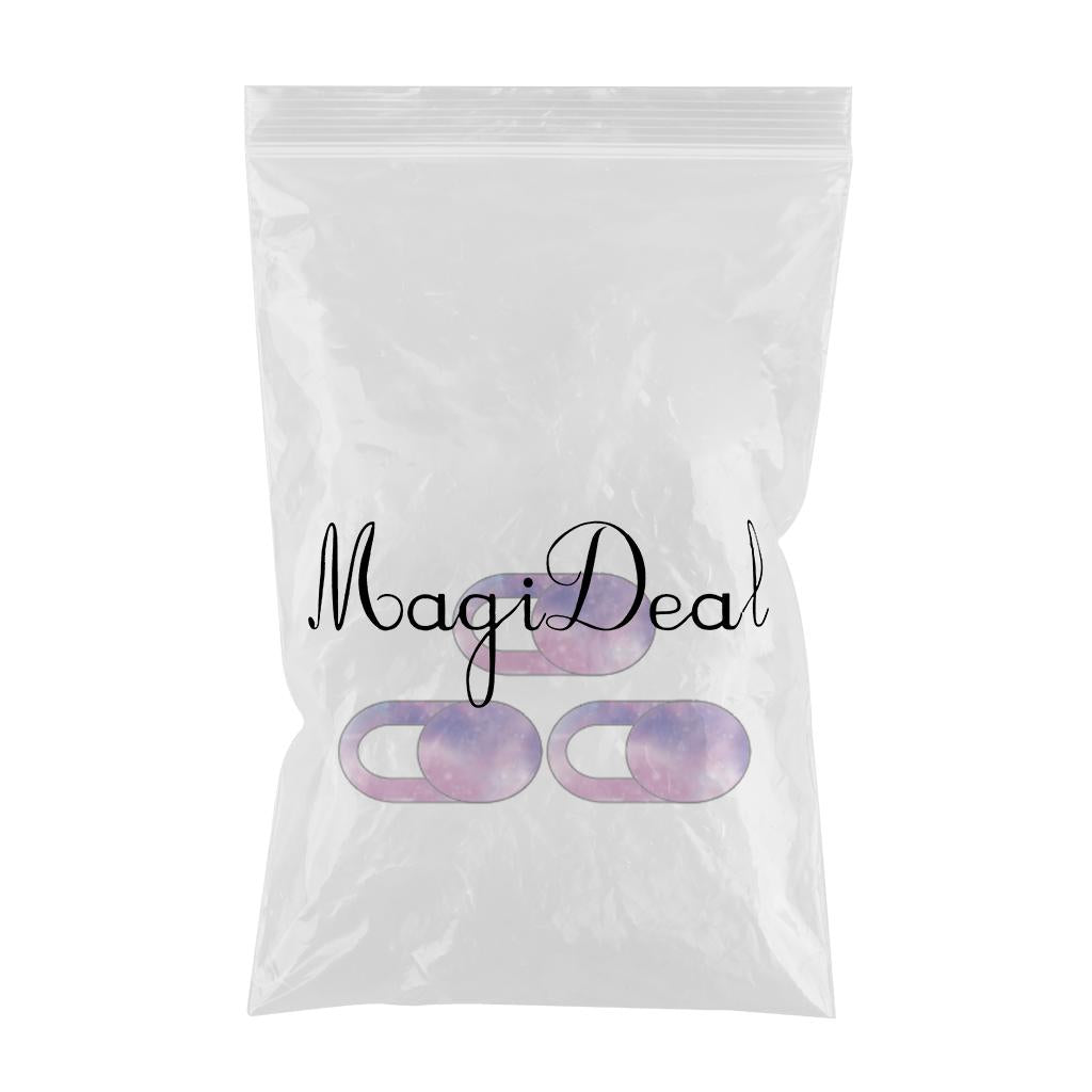 3 Pieces 0.7mm Web Camera Cover Slide Privacy Protector Starry Sky C