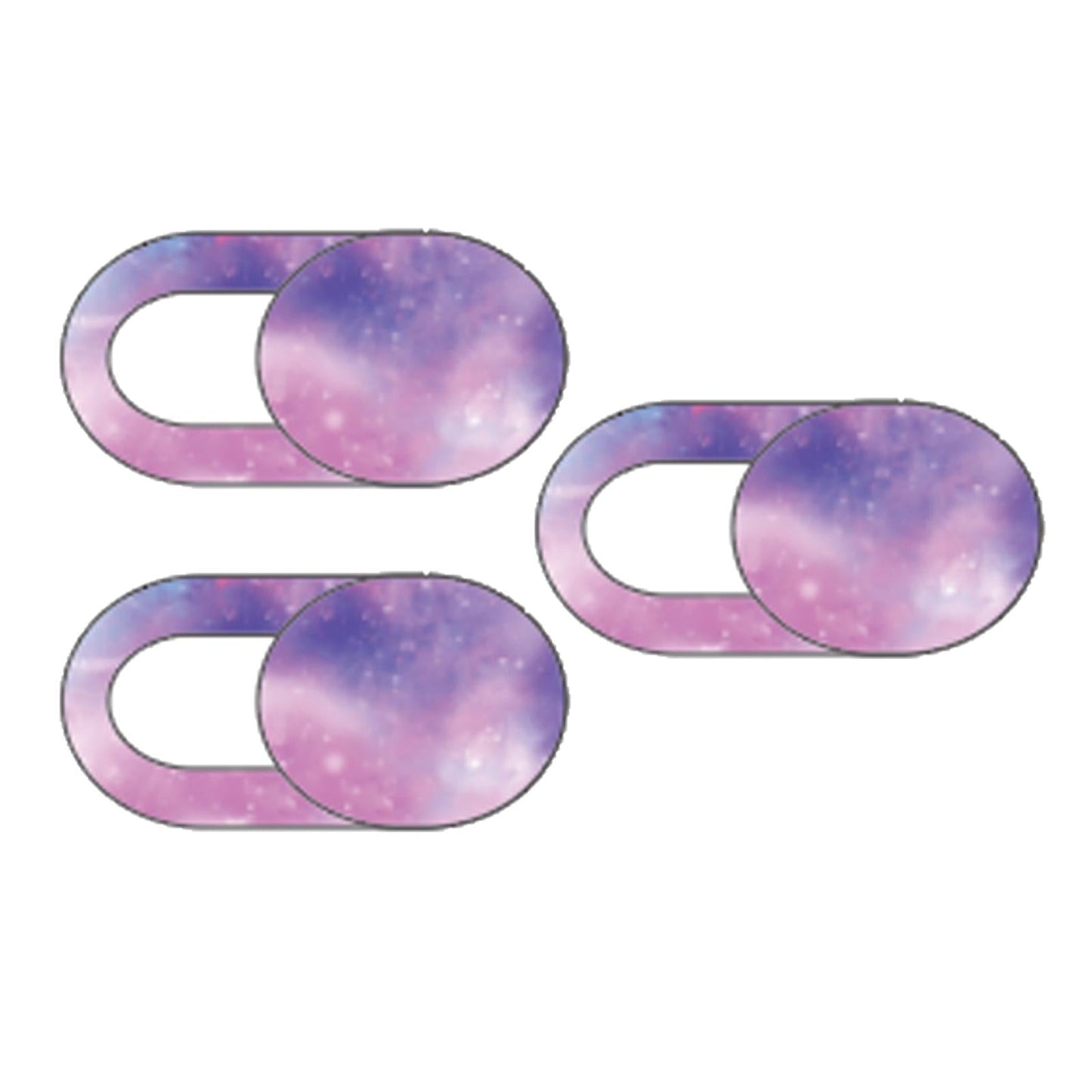 3 Pieces 0.7mm Web Camera Cover Slide Privacy Protector Starry Sky C