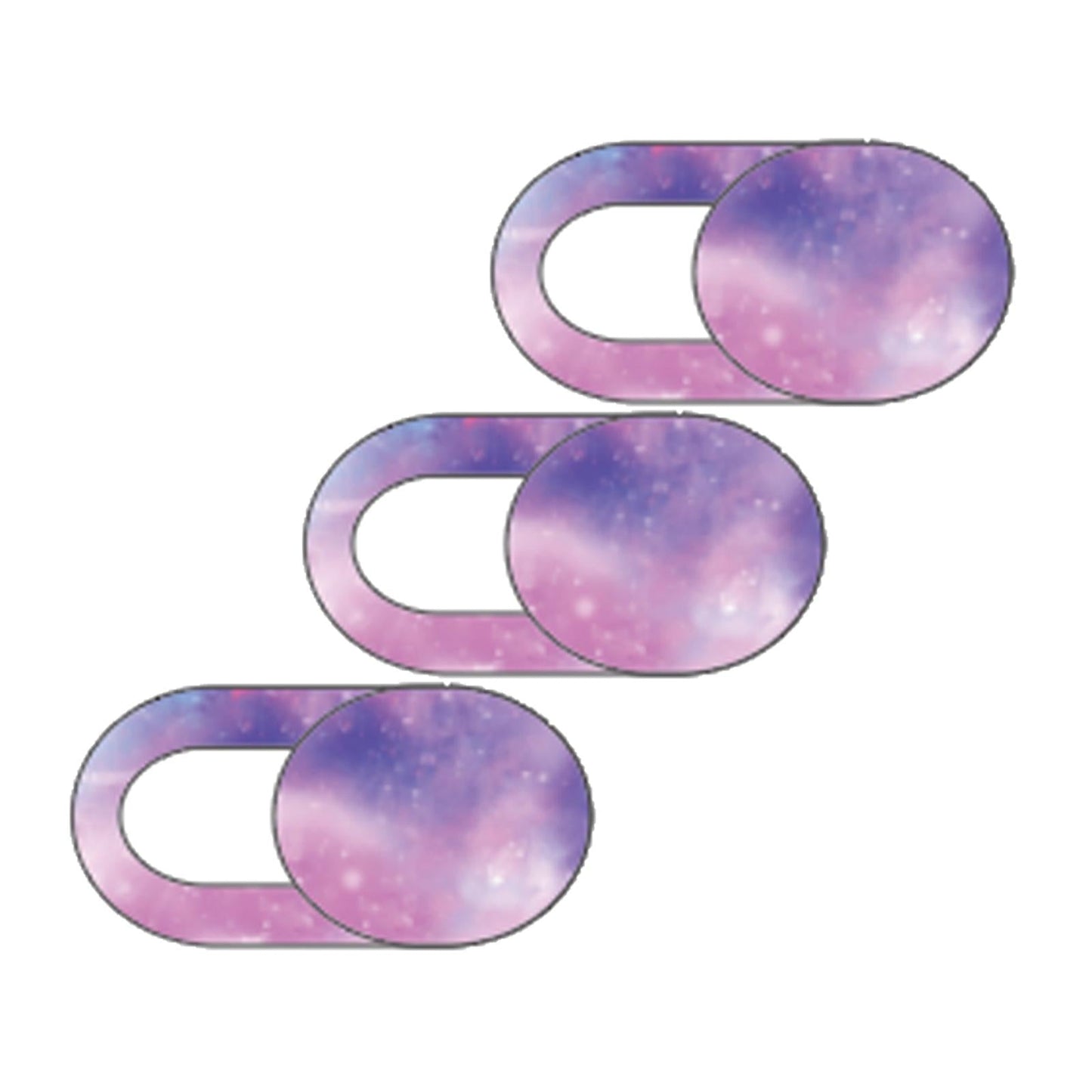 3 Pieces 0.7mm Web Camera Cover Slide Privacy Protector Starry Sky C