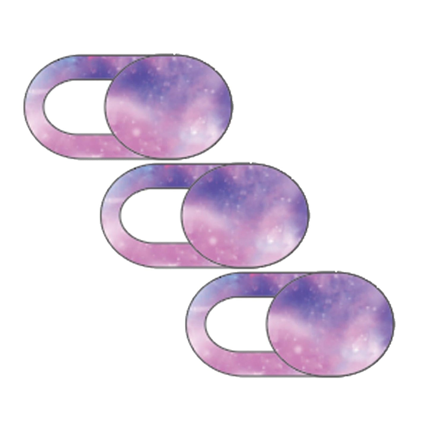 3 Pieces 0.7mm Web Camera Cover Slide Privacy Protector Starry Sky C