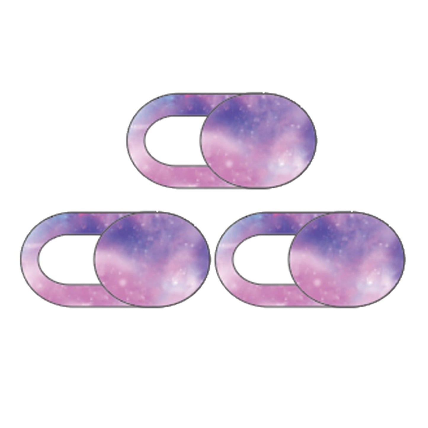 3 Pieces 0.7mm Web Camera Cover Slide Privacy Protector Starry Sky C