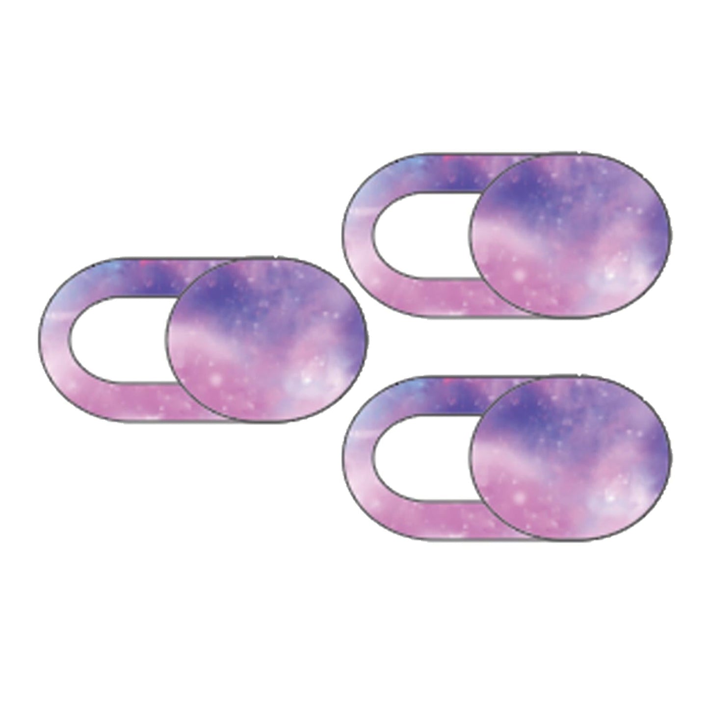 3 Pieces 0.7mm Web Camera Cover Slide Privacy Protector Starry Sky C