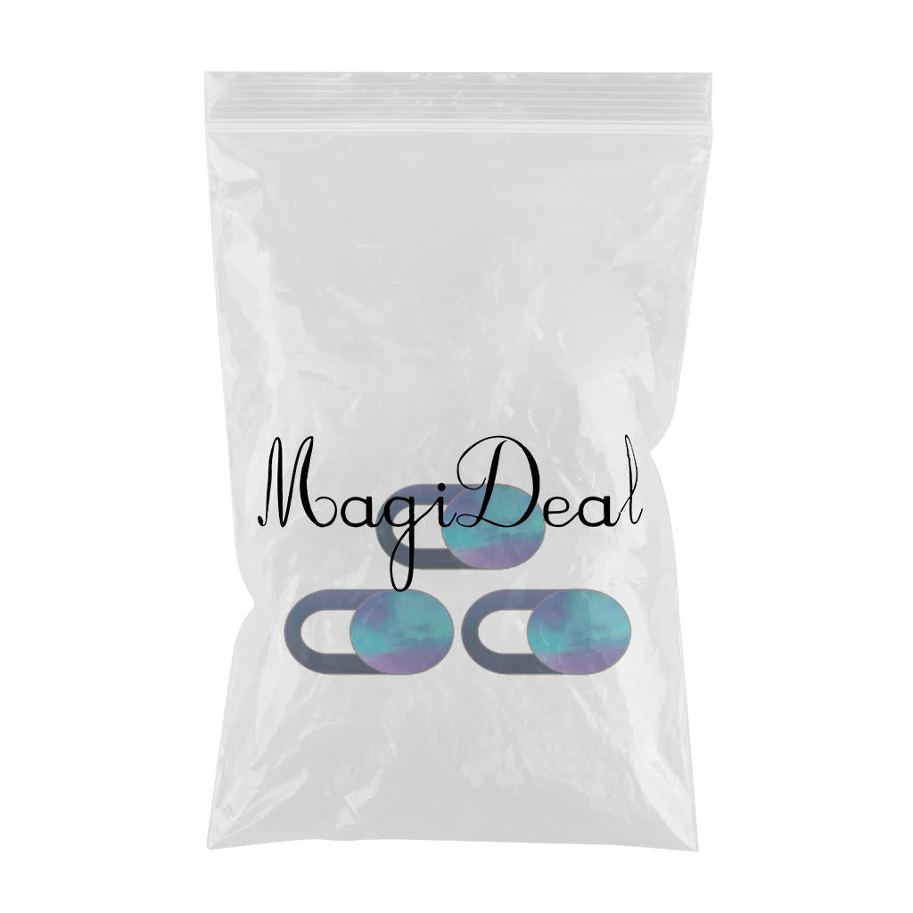 3 Pieces 0.7mm Web Camera Cover Slide Privacy Protector Starry Sky D