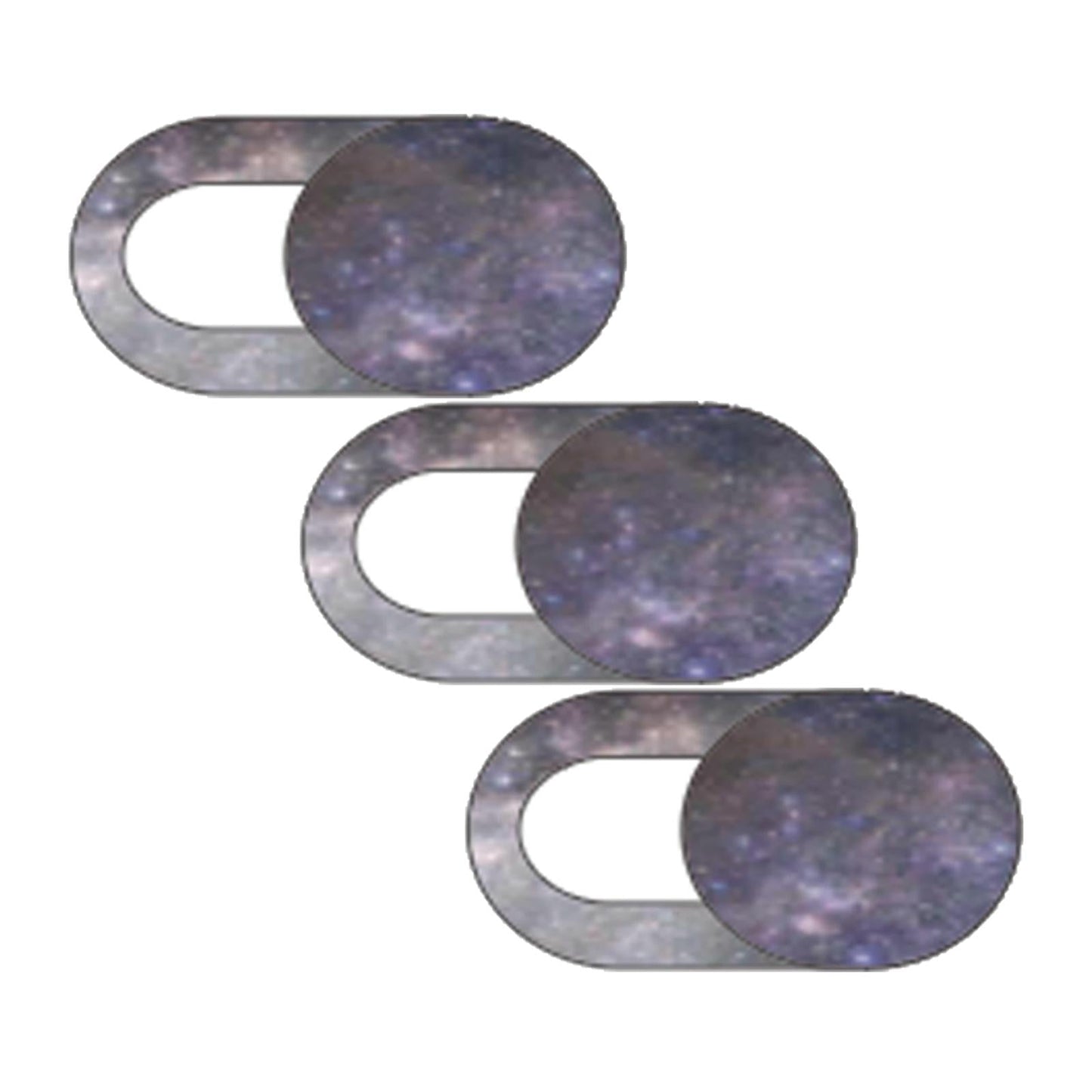 3 Pieces 0.7mm Web Camera Cover Slide Privacy Protector Starry Sky E