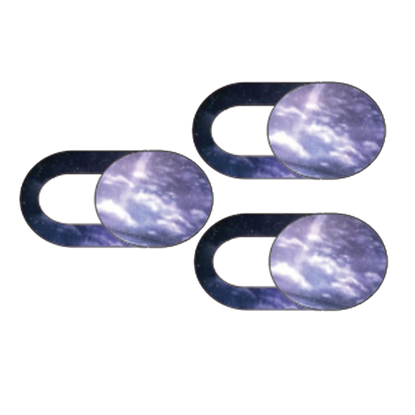3 Pieces 0.7mm Web Camera Cover Slide Privacy Protector Starry Sky F