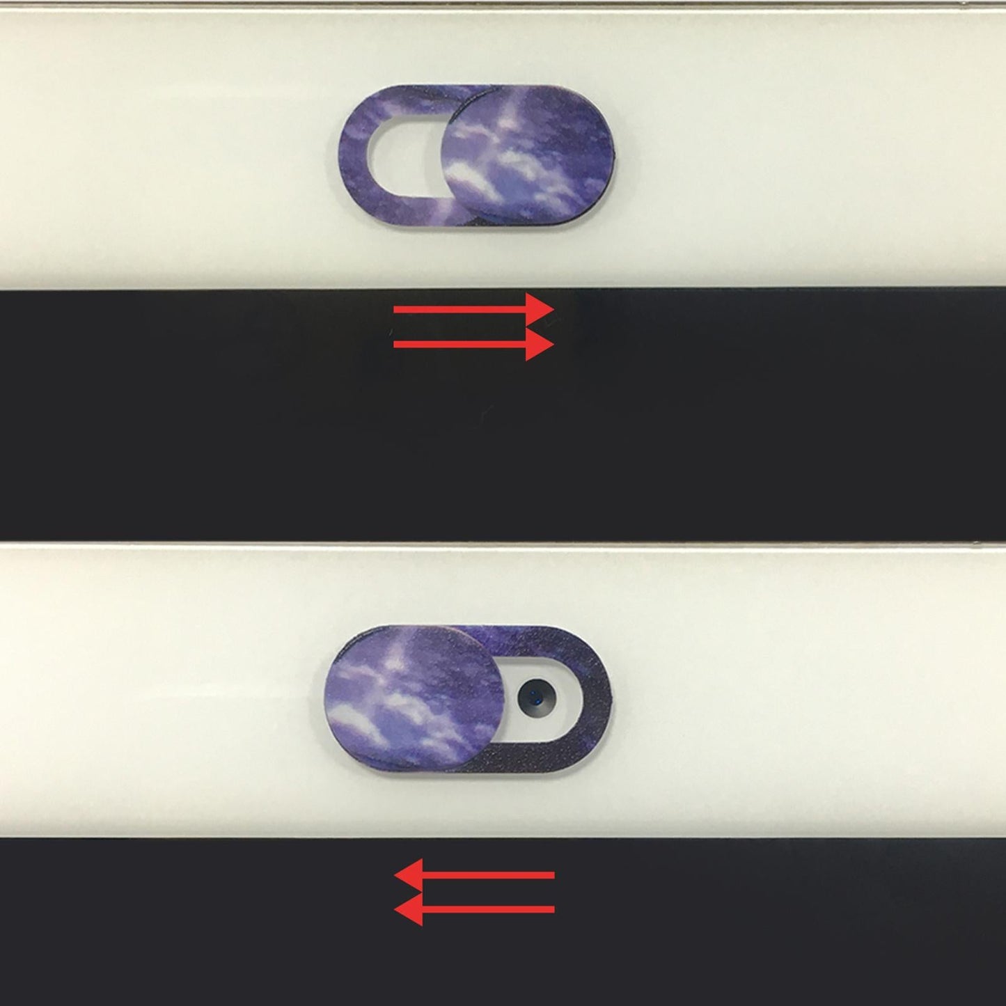 3 Pieces 0.7mm Web Camera Cover Slide Privacy Protector Starry Sky F
