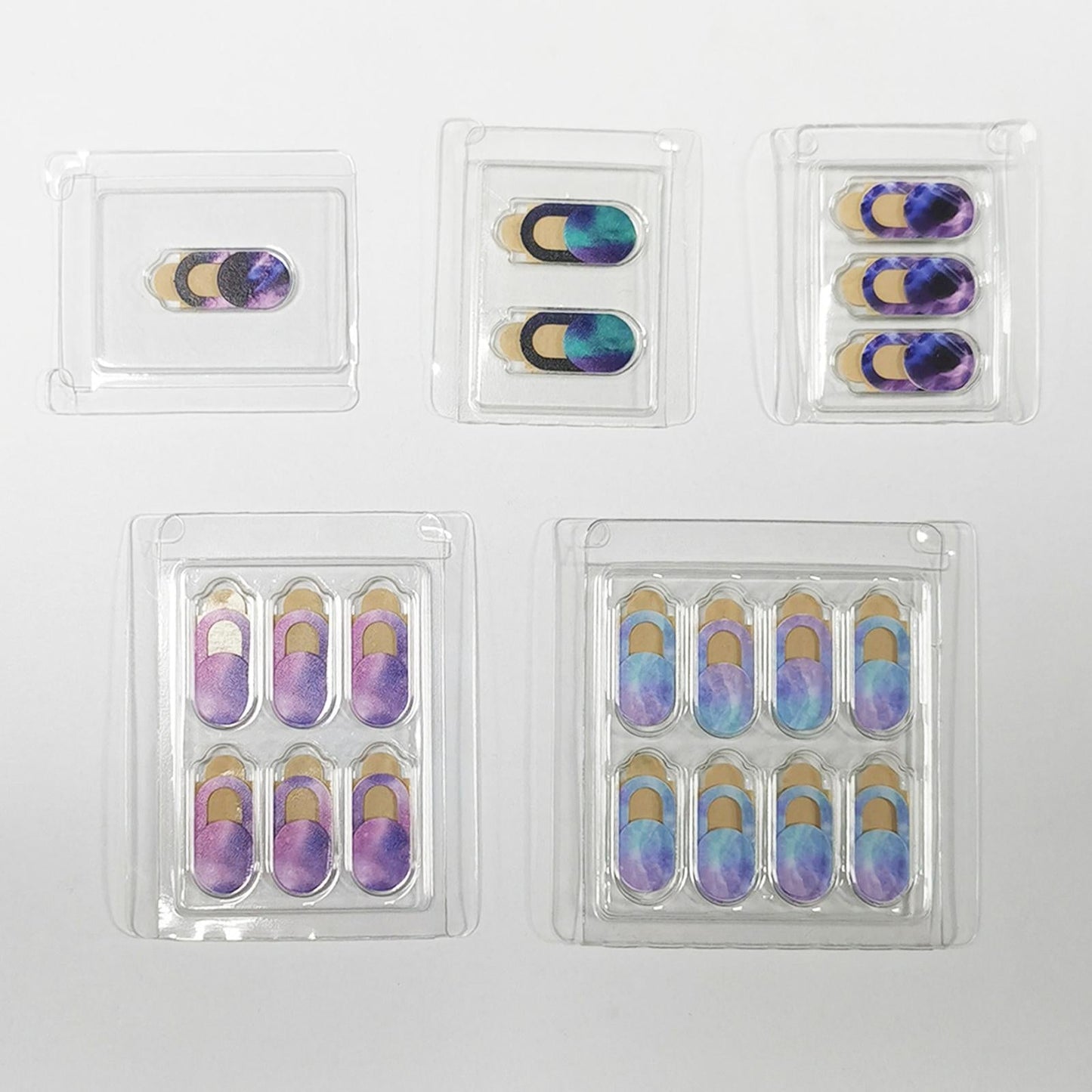 3 Pieces 0.7mm Web Camera Cover Slide Privacy Protector Starry Sky F