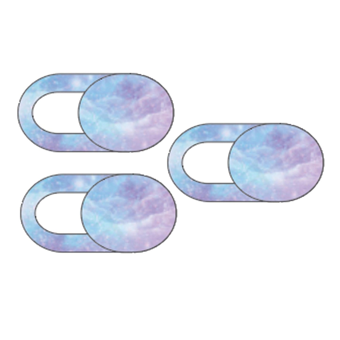 3 Pieces 0.7mm Web Camera Cover Slide Privacy Protector Starry Sky G