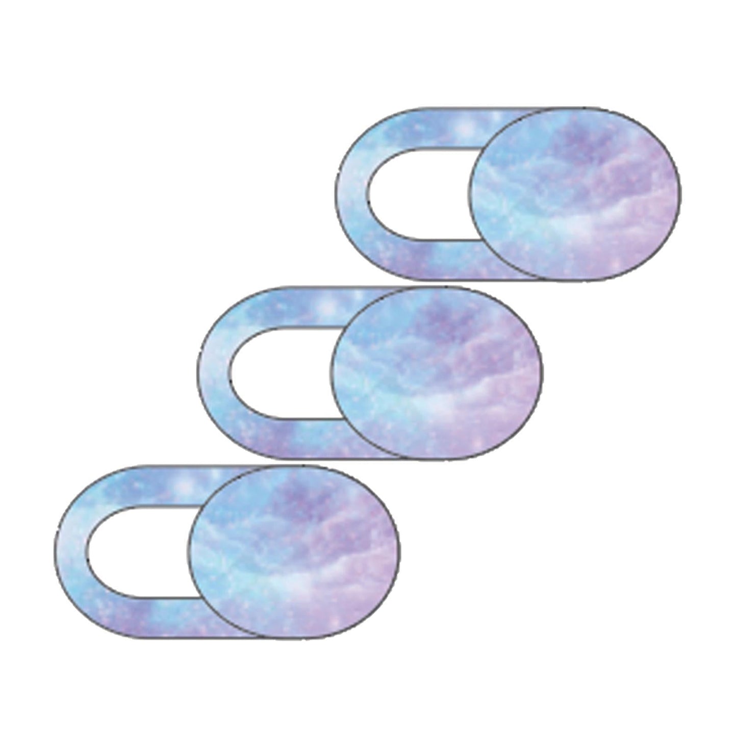 3 Pieces 0.7mm Web Camera Cover Slide Privacy Protector Starry Sky G