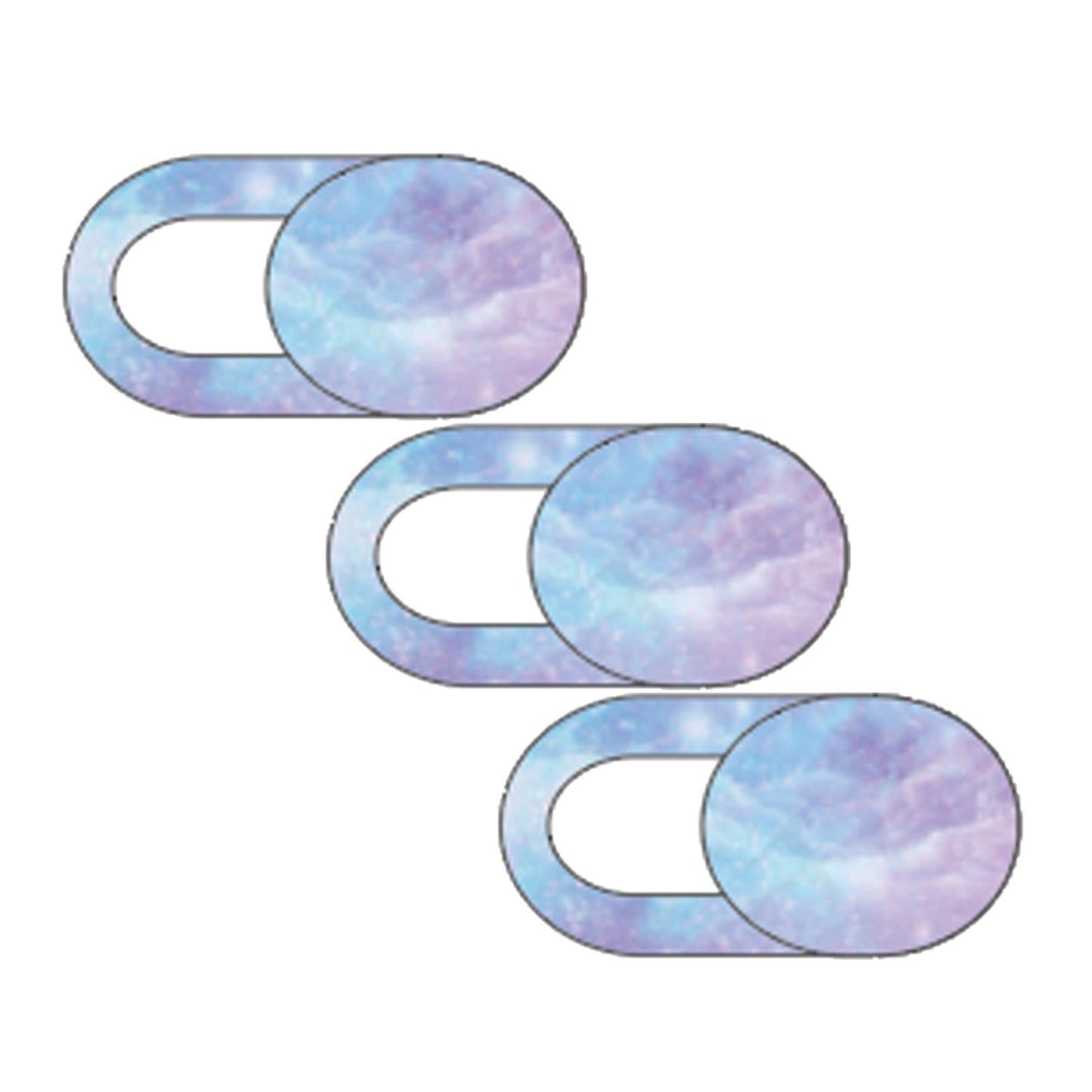 3 Pieces 0.7mm Web Camera Cover Slide Privacy Protector Starry Sky G