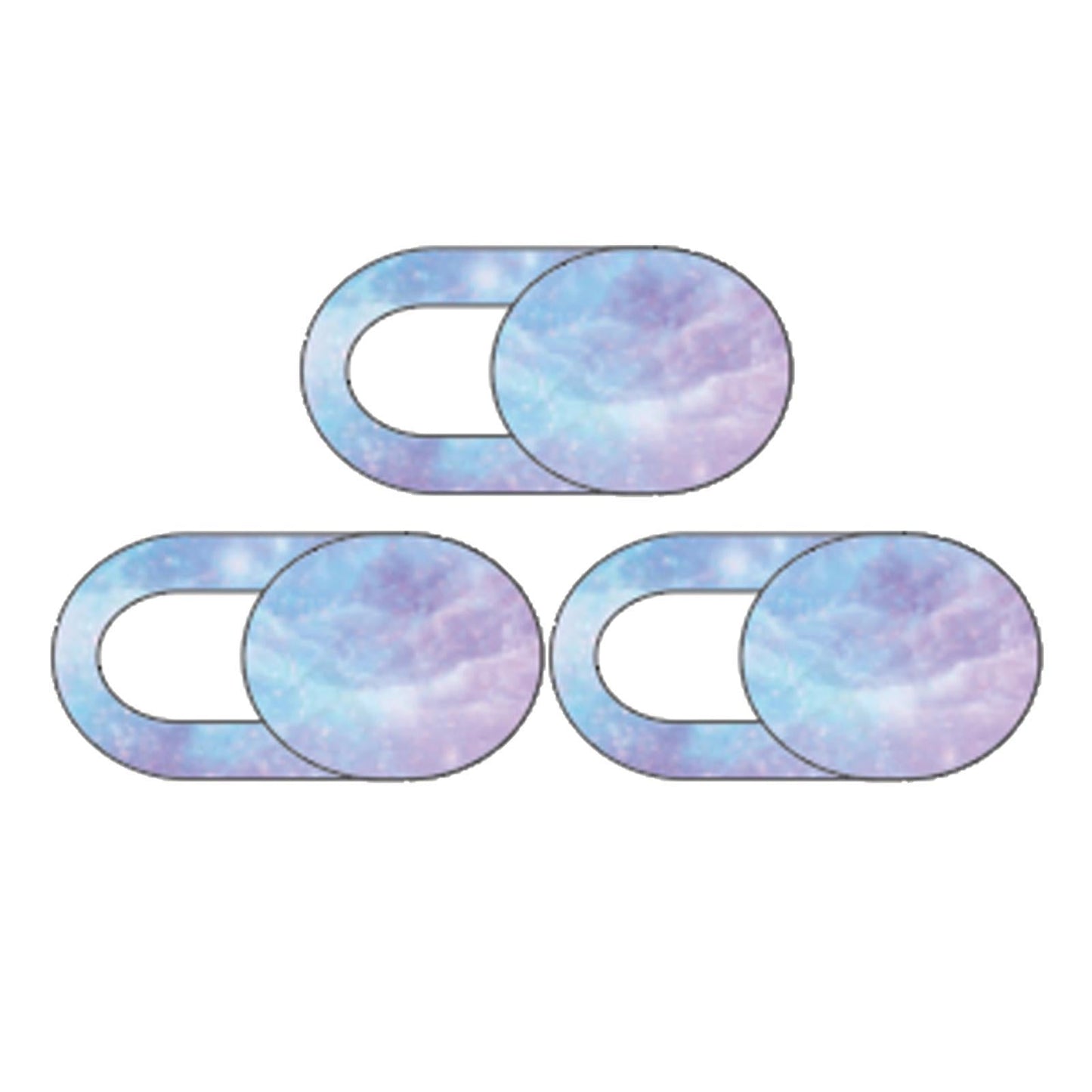 3 Pieces 0.7mm Web Camera Cover Slide Privacy Protector Starry Sky G