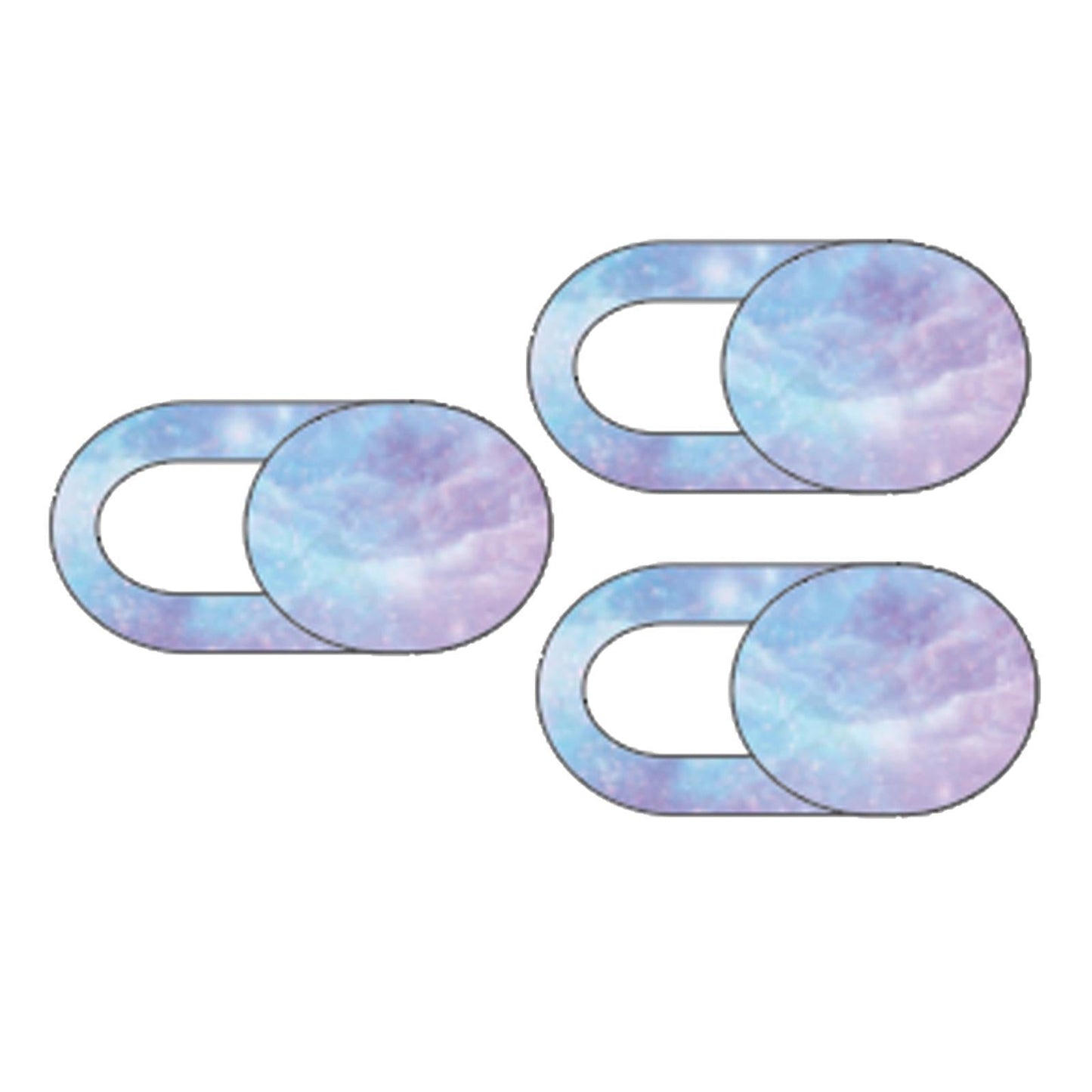 3 Pieces 0.7mm Web Camera Cover Slide Privacy Protector Starry Sky G
