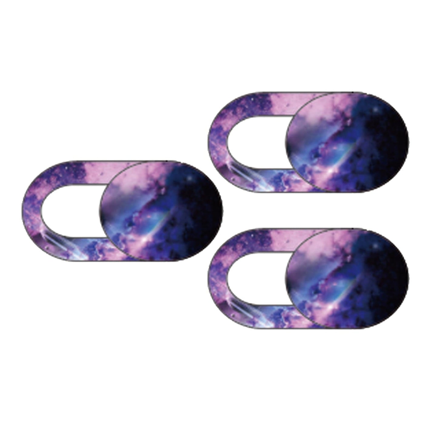 3 Pieces 0.7mm Web Camera Cover Slide Privacy Protector Starry Sky I