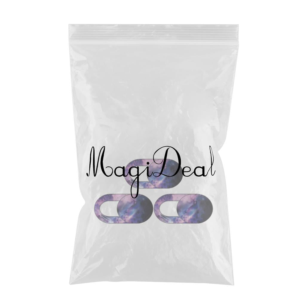 3 Pieces 0.7mm Web Camera Cover Slide Privacy Protector Starry Sky I