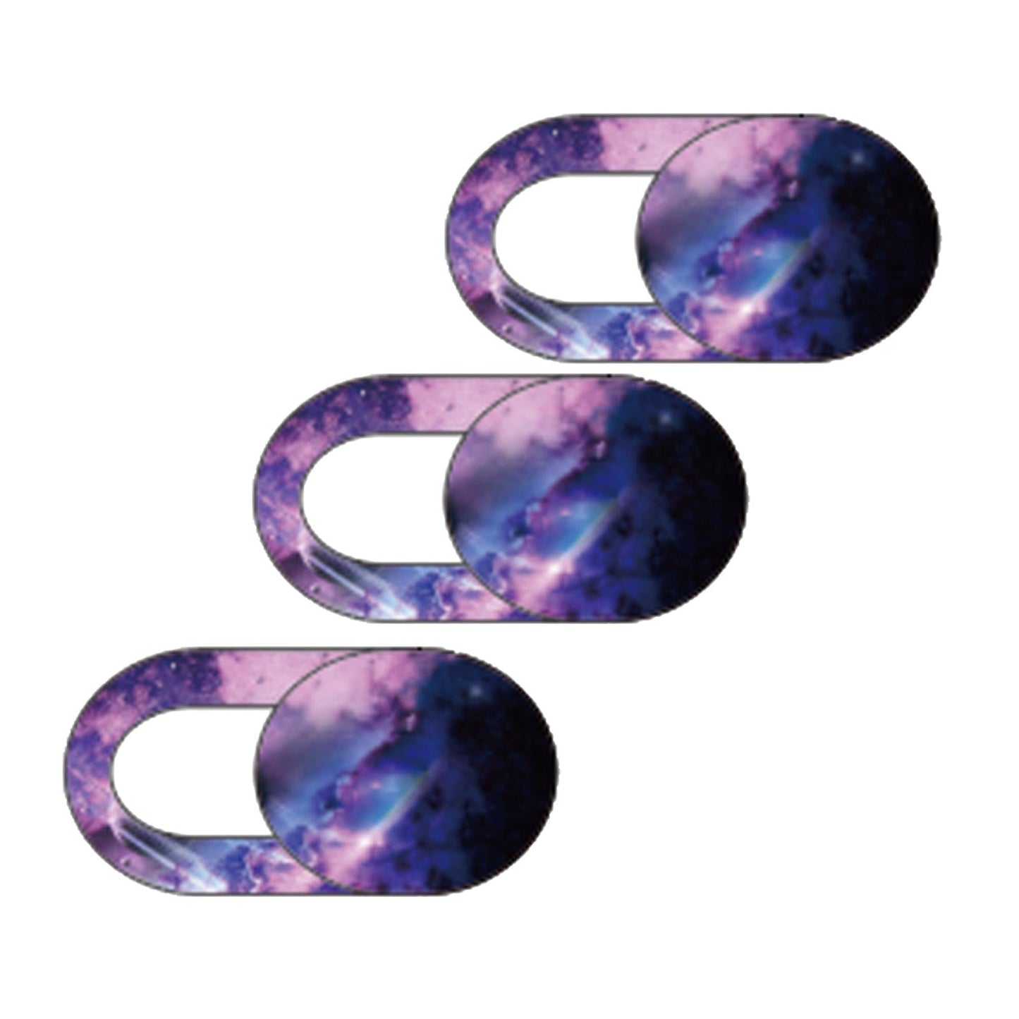 3 Pieces 0.7mm Web Camera Cover Slide Privacy Protector Starry Sky I