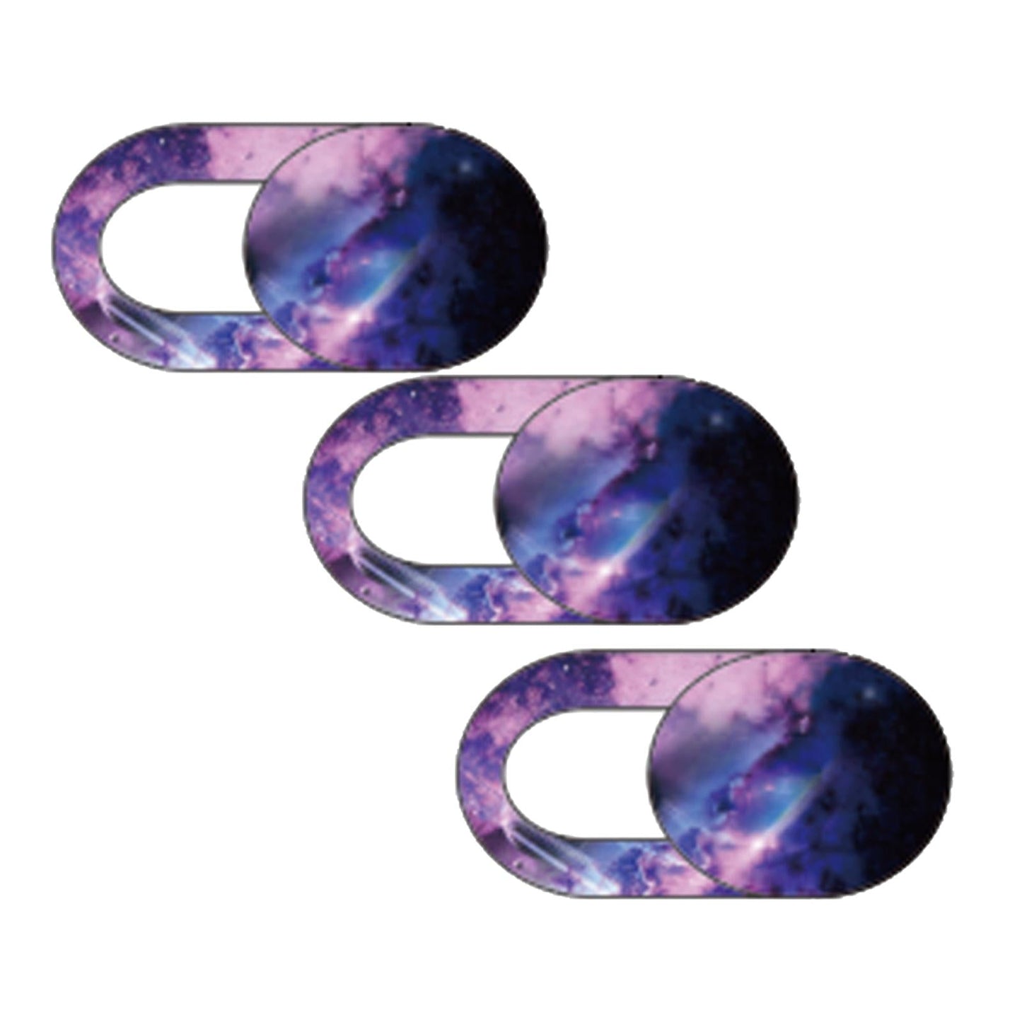 3 Pieces 0.7mm Web Camera Cover Slide Privacy Protector Starry Sky I