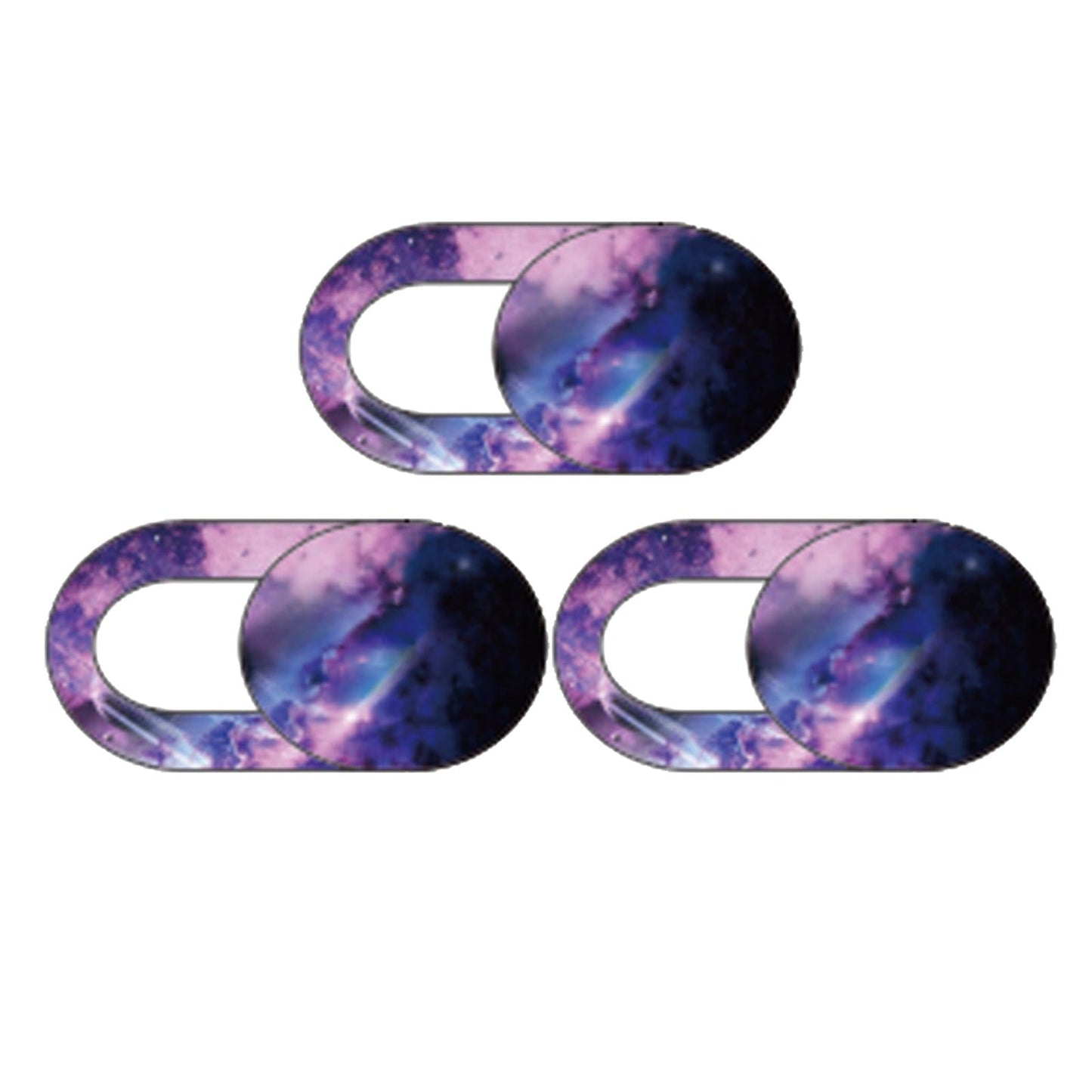 3 Pieces 0.7mm Web Camera Cover Slide Privacy Protector Starry Sky I